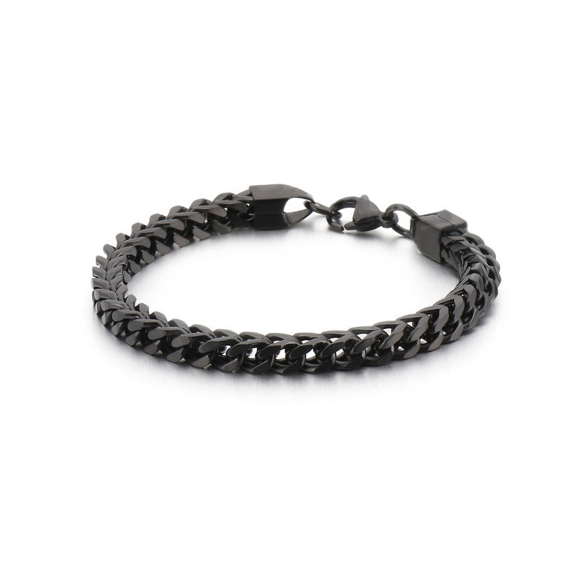 Stainless steel round grinding Cuban bracelet - MERGE.DAY.1.FREESTYLE