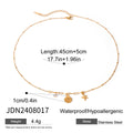 Small starfish shell zircon necklace - MERGE.DAY.1.FREESTYLE