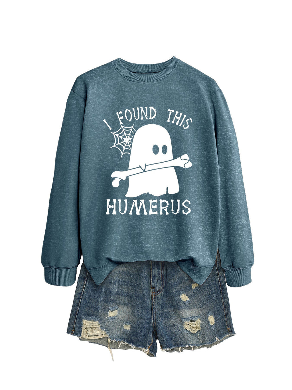 I FOUND THIS HUMERUS round neck loose sweatshirt - MERGE.DAY.1.FREESTYLE