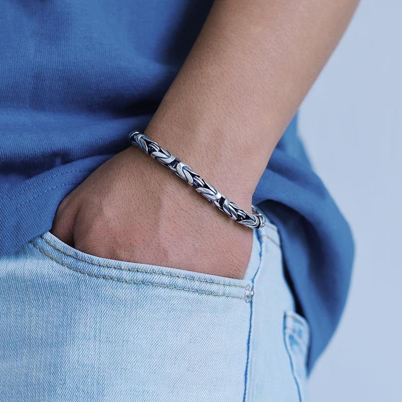 Protect peace and braided vajra pestle bracelet - MERGE.DAY.1.FREESTYLE