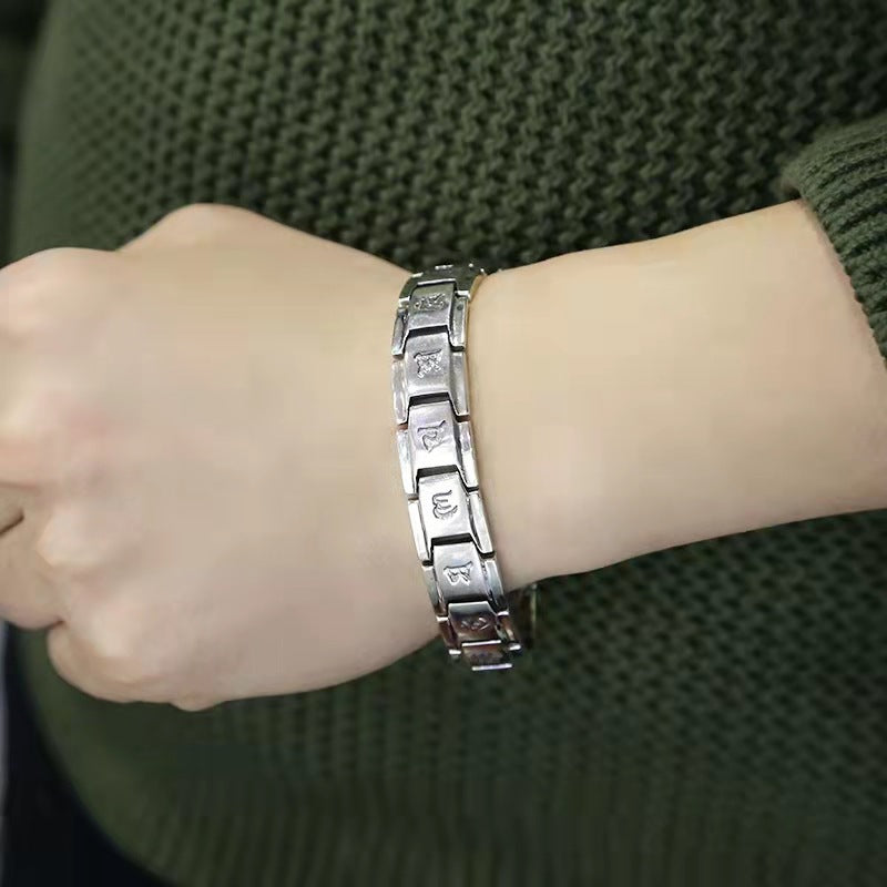 Simple and domineering six-syllable mantra bracelet - MERGE.DAY.1.FREESTYLE