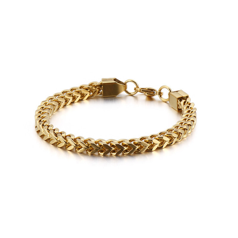 Stainless steel round grinding Cuban bracelet - MERGE.DAY.1.FREESTYLE
