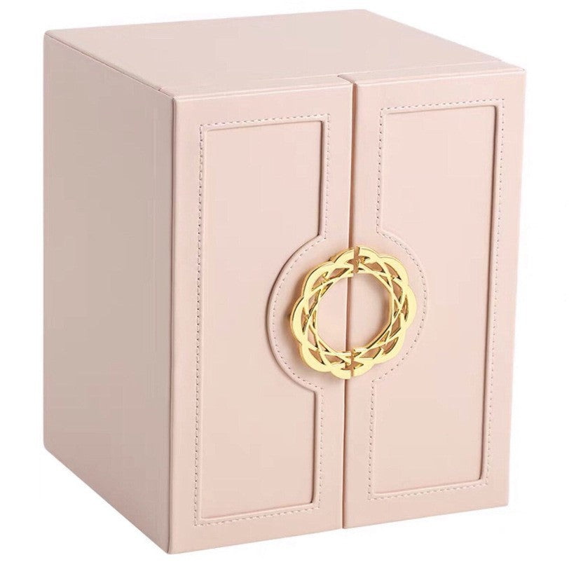 Multi-layer desktop household leather jewelry armoire - MERGE.DAY.1.FREESTYLE