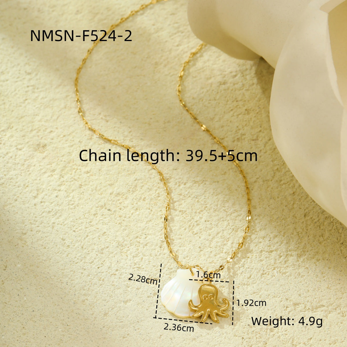 starfish necklace ocean series necklace - MERGE.DAY.1.FREESTYLE
