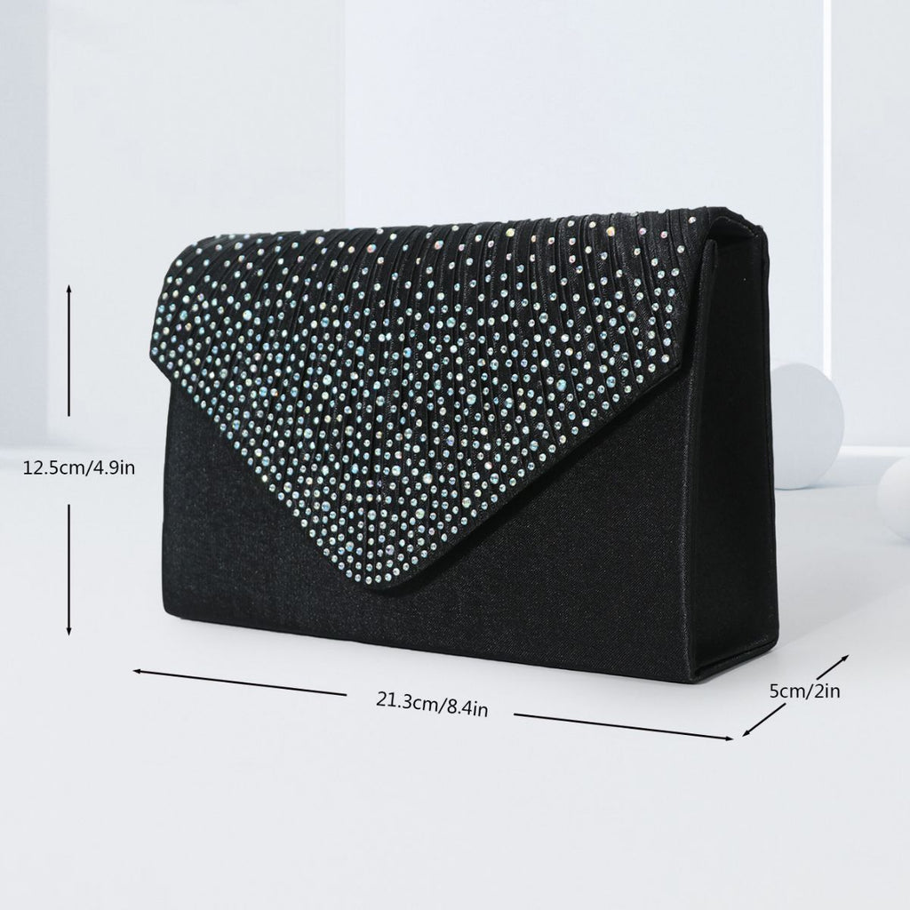 Colorful hot diamond black clutch - MERGE.DAY.1.FREESTYLE