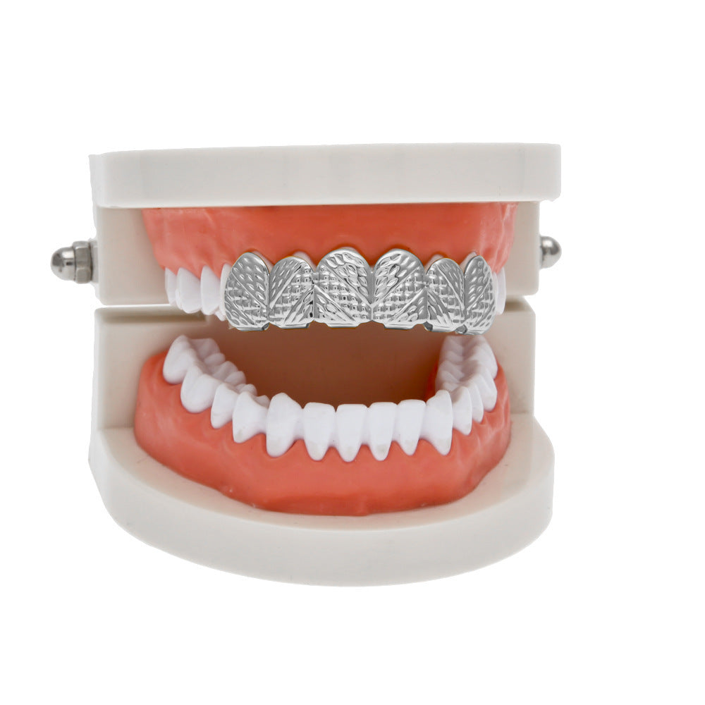 Hip-hop polished braces with gold electroplating - MERGE.DAY.1.FREESTYLE