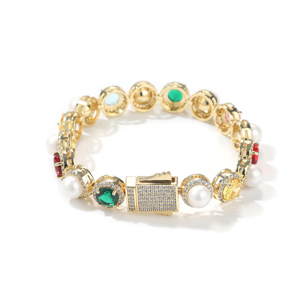 Creative multicolored pearl necklace - MERGE.DAY.1.FREESTYLE