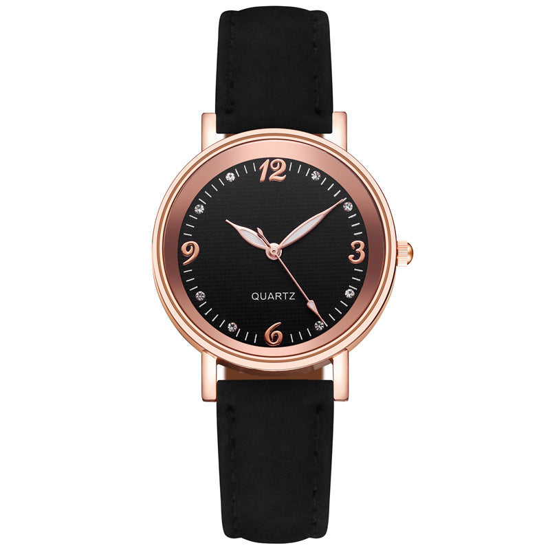 Luminous Watches for Women with Leather Straps and Casual Wear - MERGE.DAY.1.FREESTYLE