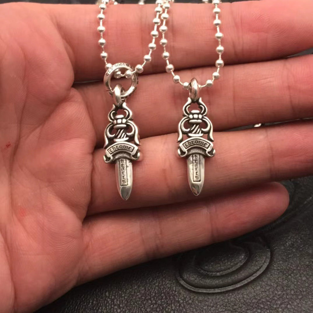 Small Retro Dagger Necklace - MERGE.DAY.1.FREESTYLE