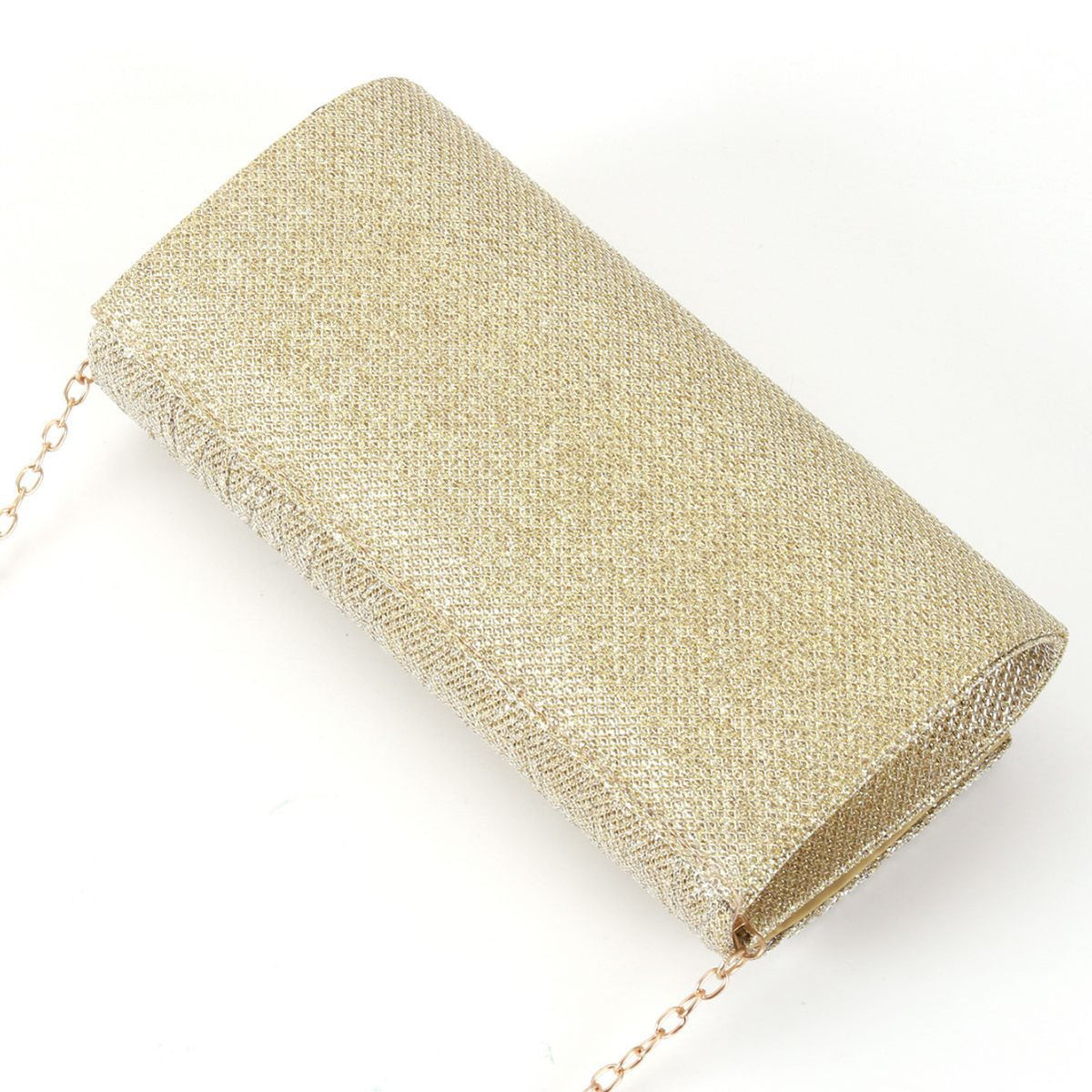 Fantasy shiny pleated clutch bag - MERGE.DAY.1.FREESTYLE