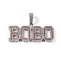 Alphabet Necklace Diamond Quartz Panel Hip Hop Necklace - MERGE.DAY.1.FREESTYLE