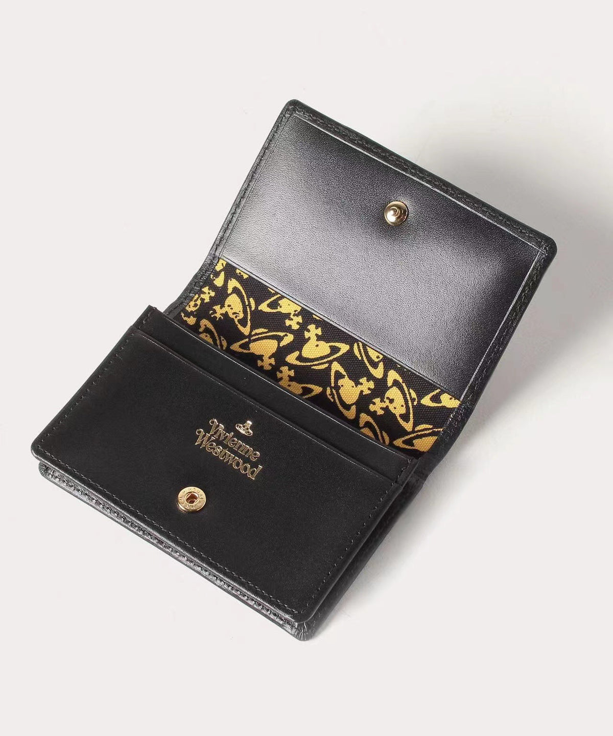 Solid color long cowhide card bag ID bag - MERGE.DAY.1.FREESTYLE