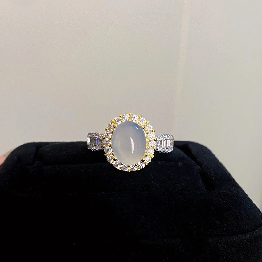 Opal inlaid brick ring - MERGE.DAY.1.FREESTYLE