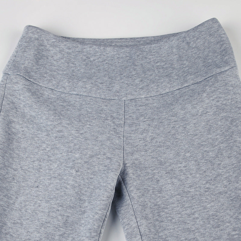 Low Rise Pants Women Slim Fitness Leggings Sweatpants - MERGE.DAY.1.FREESTYLE