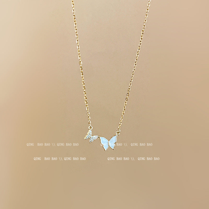 Titanium steel pearl clavicle necklace - MERGE.DAY.1.FREESTYLE