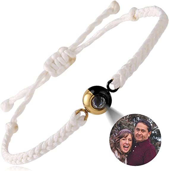 Hand-woven customized color picture personal color photo bracelet - MERGE.DAY.1.FREESTYLE