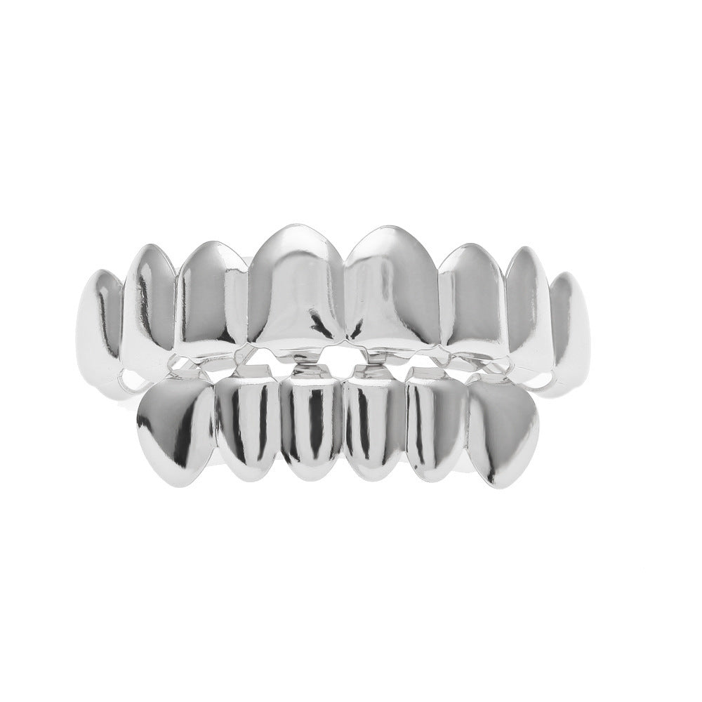 Hip-hop polished braces with gold electroplating - MERGE.DAY.1.FREESTYLE