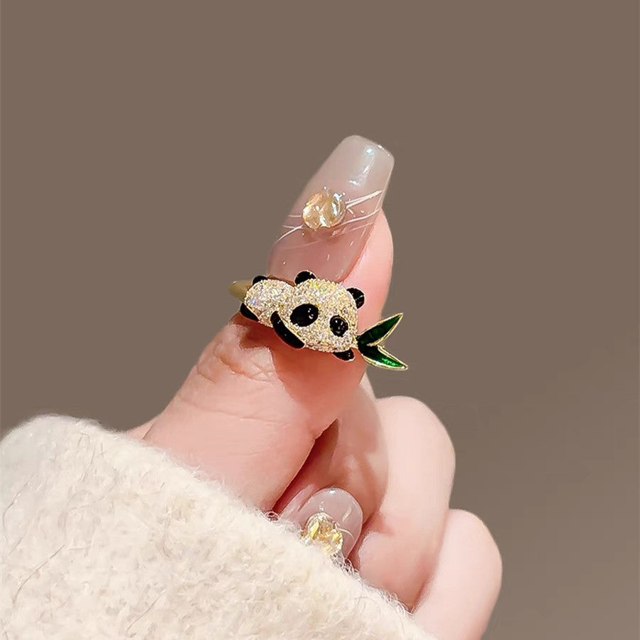 Cute panda bamboo ring girlfriends gift - MERGE.DAY.1.FREESTYLE