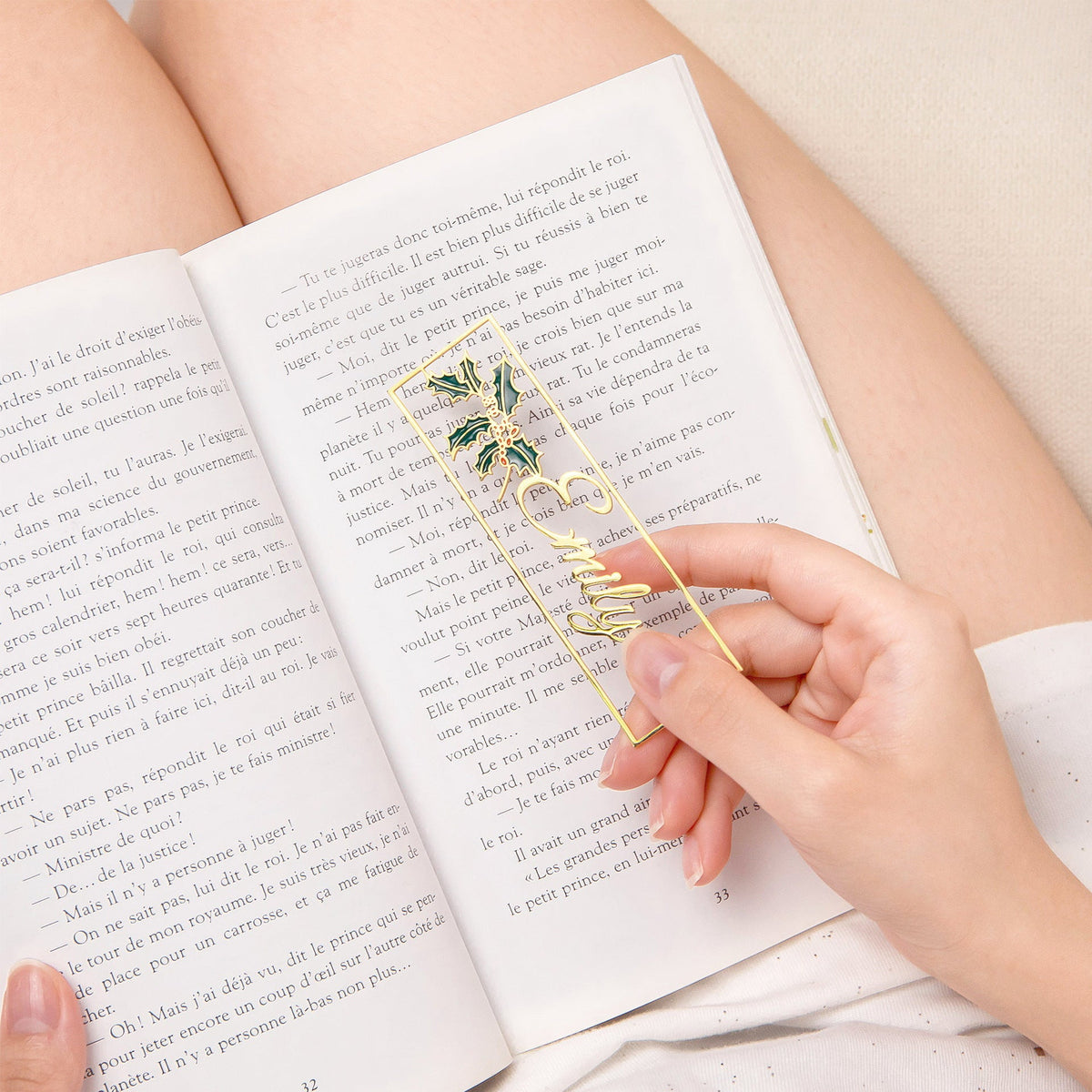 customized birthday flower name Color dripping oil bookmark - MERGE.DAY.1.FREESTYLE