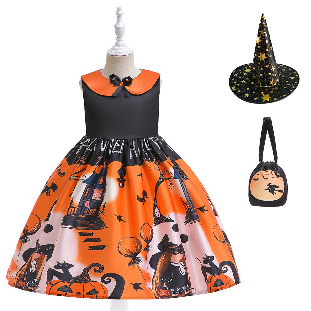 Halloween children's witch performance dress - MERGE.DAY.1.FREESTYLE
