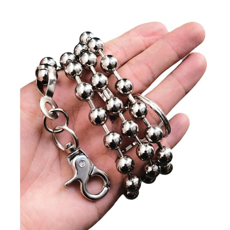 Men's simple beaded trousers and chains - MERGE.DAY.1.FREESTYLE