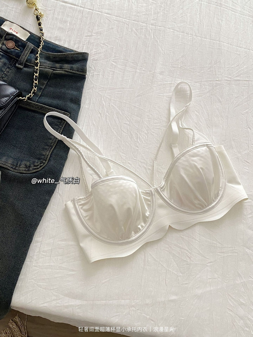 Thin Bra for Women with Large Busts, Designed for Smaller Busts, Featuring Soft Underwire for Lift and Shaping, Seamless Bra for Side Support and Minimizing Appearance of Large Busts