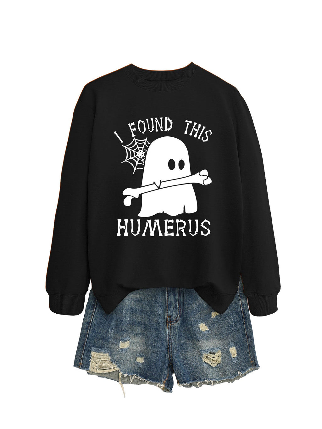 I FOUND THIS HUMERUS round neck sweatshirt - MERGE.DAY.1.FREESTYLE