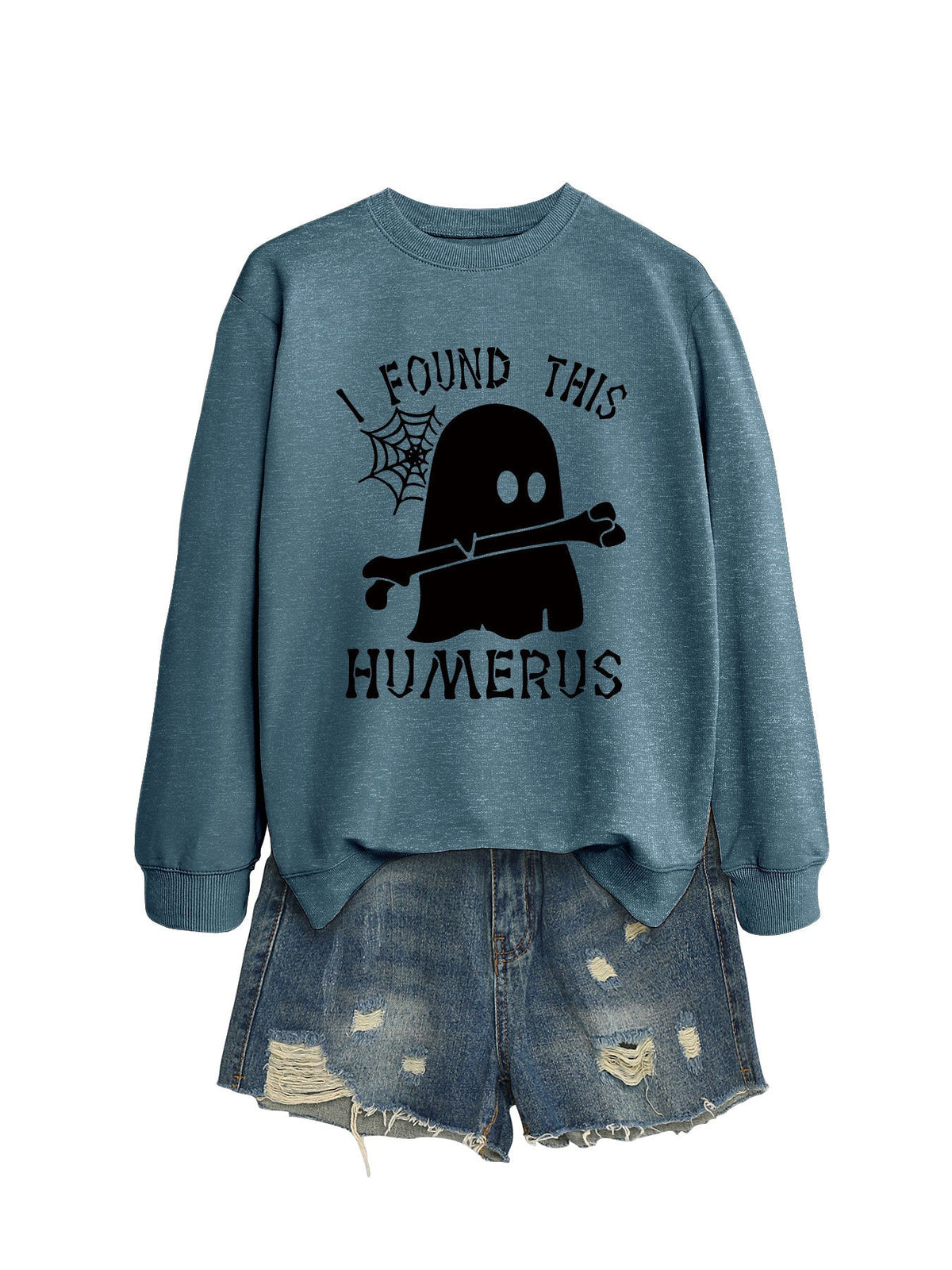 I FOUND THIS HUMERUS round neck loose sweatshirt - MERGE.DAY.1.FREESTYLE