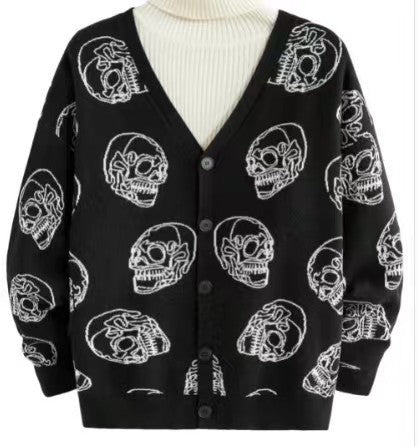 Halloween knitted cardigan sweater - MERGE.DAY.1.FREESTYLE