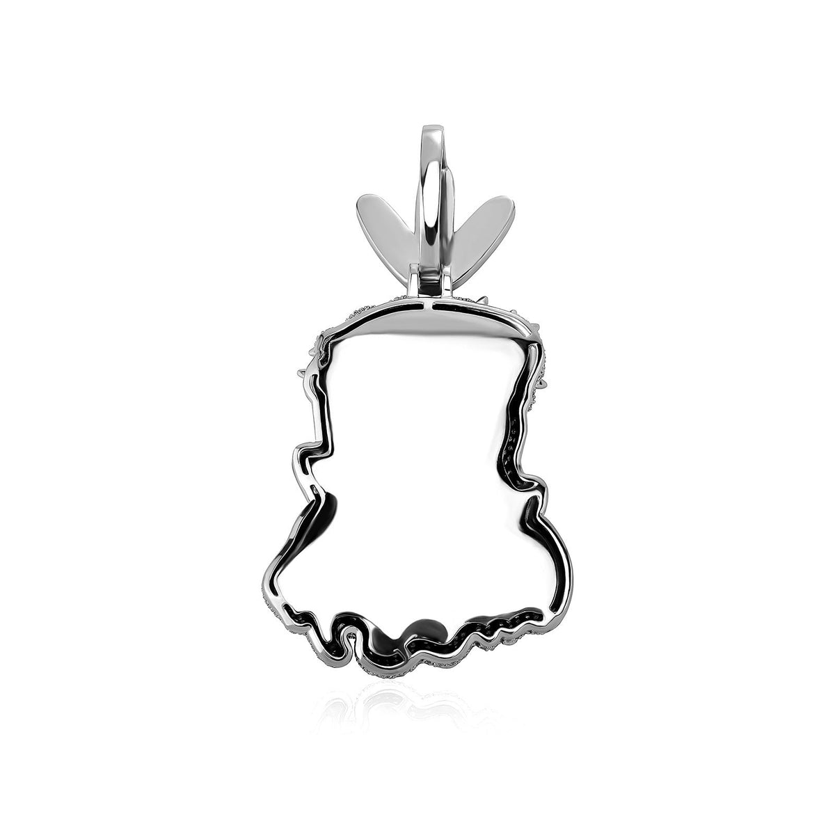 Diamond-studded colorful dripping oil cartoon head hip-hop pendant necklace wholesale - MERGE.DAY.1.FREESTYLE