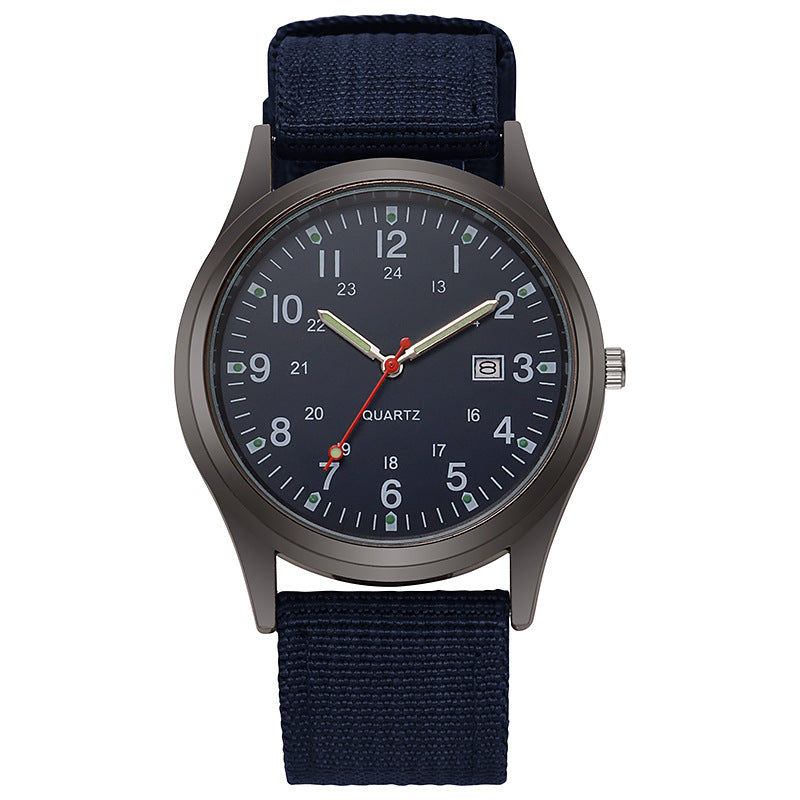 Canvas men's casual fashion gift watch, quartz watch - MERGE.DAY.1.FREESTYLE