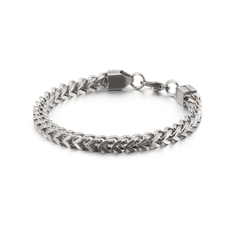 Stainless steel round grinding Cuban bracelet - MERGE.DAY.1.FREESTYLE