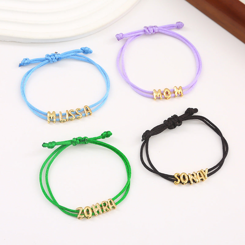 DIY Bubble Letter Bracelet - MERGE.DAY.1.FREESTYLE