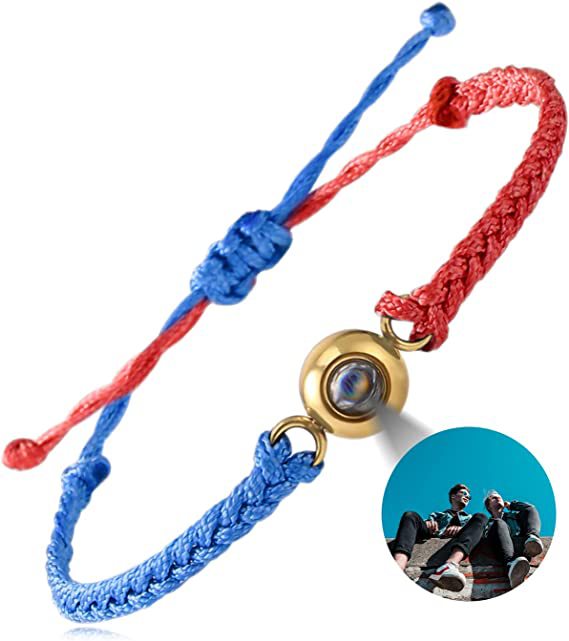 Hand-woven customized color picture personal color photo bracelet - MERGE.DAY.1.FREESTYLE