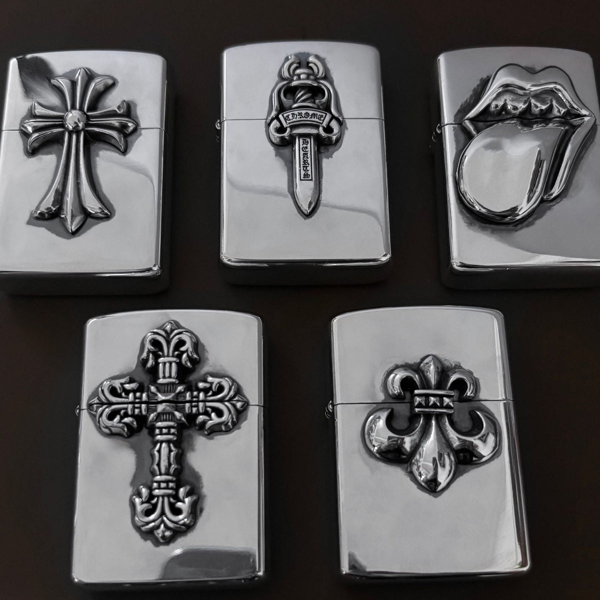 flame cross sword tongue anchor retro lighter - MERGE.DAY.1.FREESTYLE