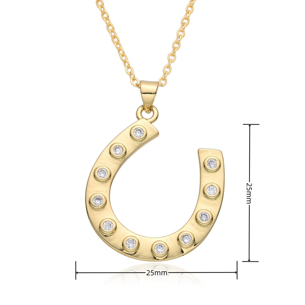 horseshoe necklace 25mm - MERGE.DAY.1.FREESTYLE