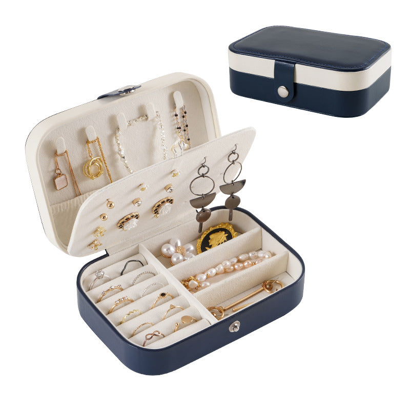 Portable travel girl multi-layer jewelry box - MERGE.DAY.1.FREESTYLE