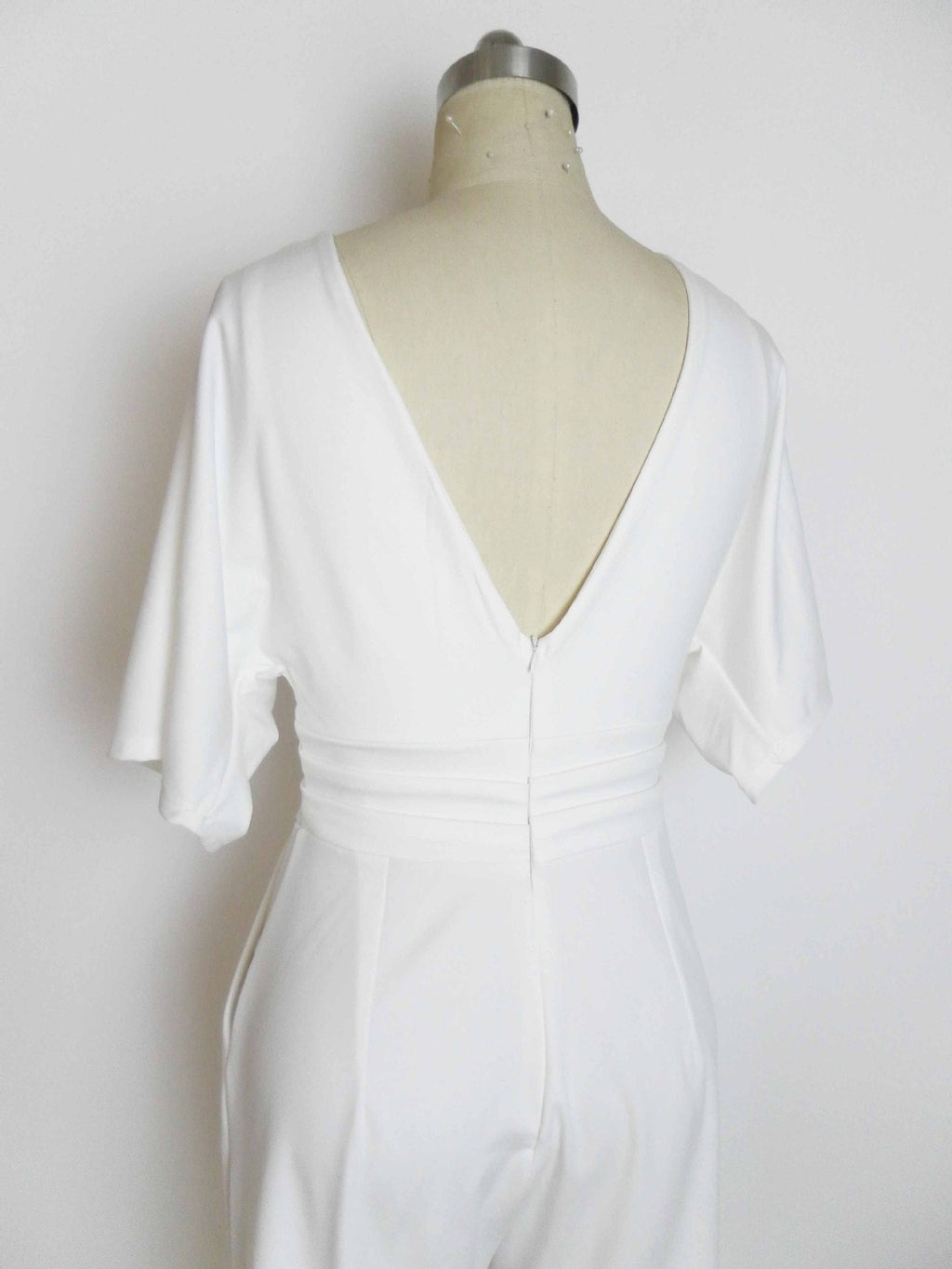 Dress Jumpsuit Explosive Deep V High Waist Wide Leg Trousers - MERGE.DAY.1.FREESTYLE