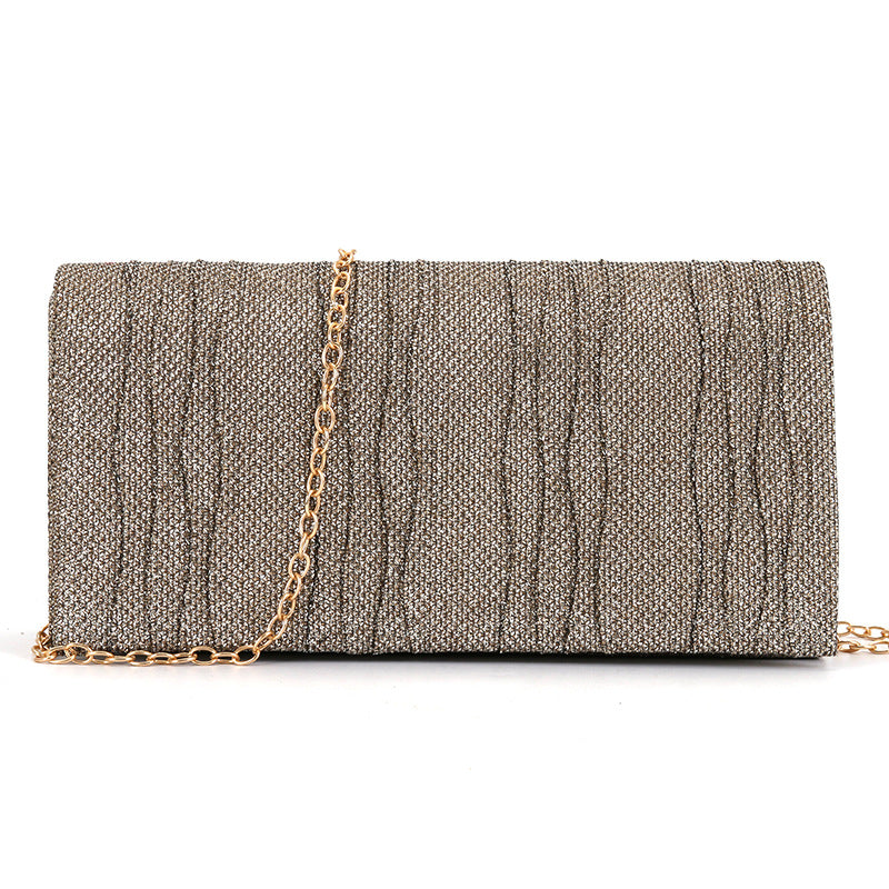 Solid color sequined cosmetics, portable storage clutch - MERGE.DAY.1.FREESTYLE