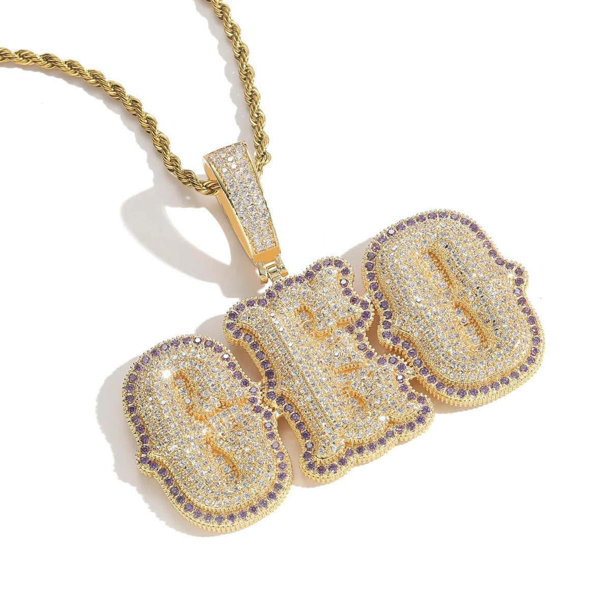 Bone joint name necklace private custom hip-hop pendant - MERGE.DAY.1.FREESTYLE