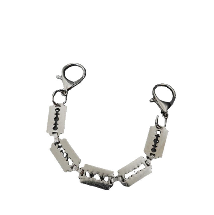 Hole shoe chain cool punk dark multi-layer shoe buckle rivet pearl shoe chain - MERGE.DAY.1.FREESTYLE