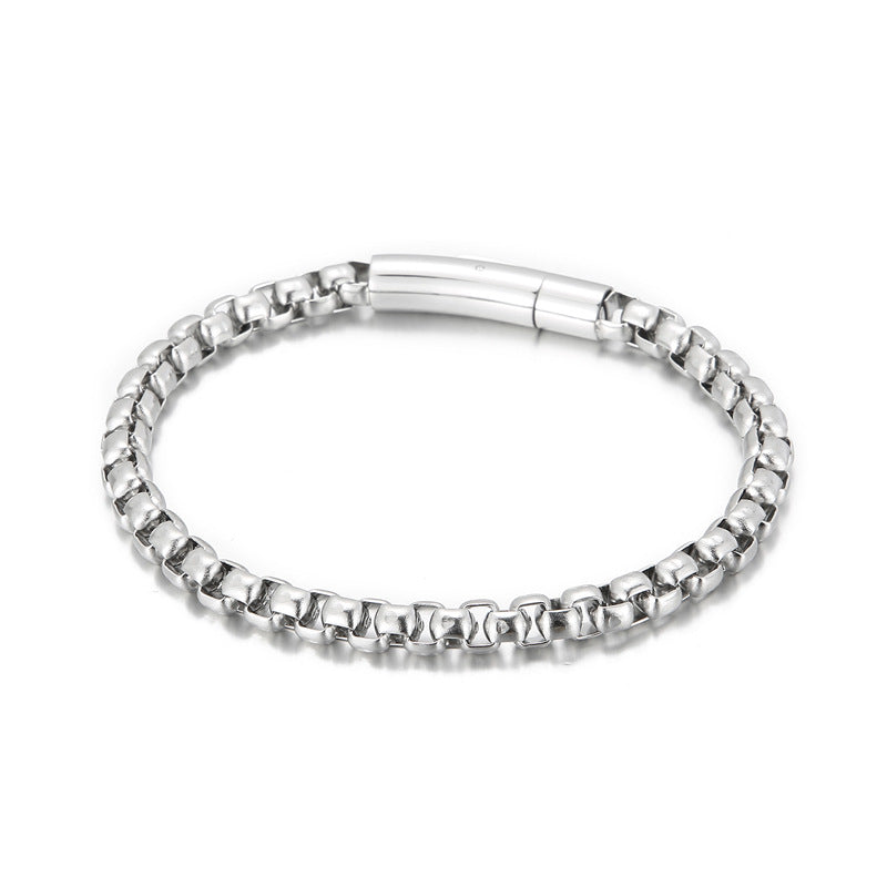 Stainless steel square pearl bracelet - MERGE.DAY.1.FREESTYLE