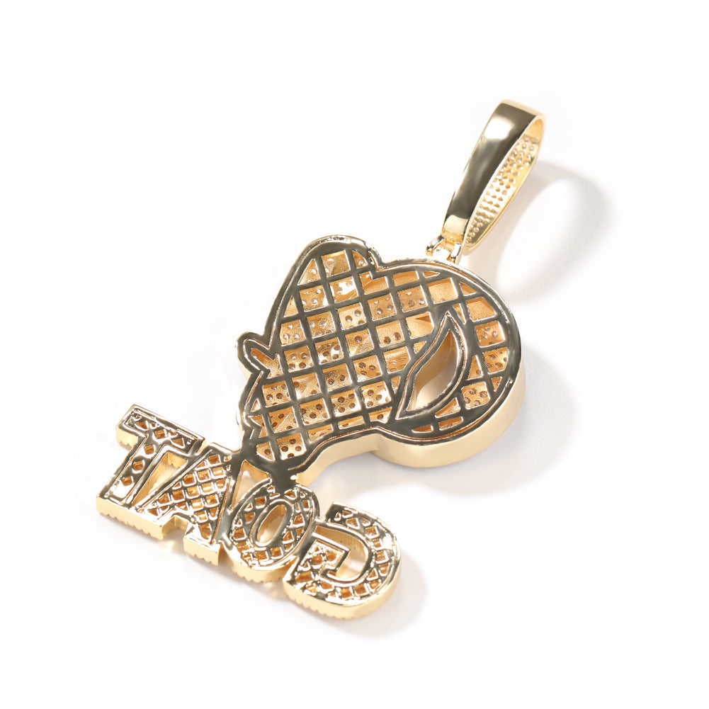Goat Animal Diamond Pendant Men's Hip Hop Necklace - MERGE.DAY.1.FREESTYLE