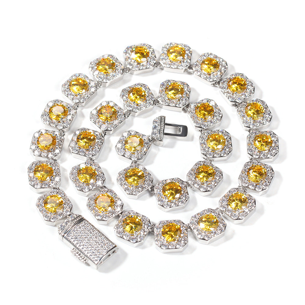Inlaid Zircon Rock Sugar Necklace Trendy Personality Necklace - MERGE.DAY.1.FREESTYLE