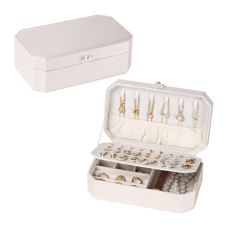 PU leather multi-layer large capacity jewelry box - MERGE.DAY.1.FREESTYLE