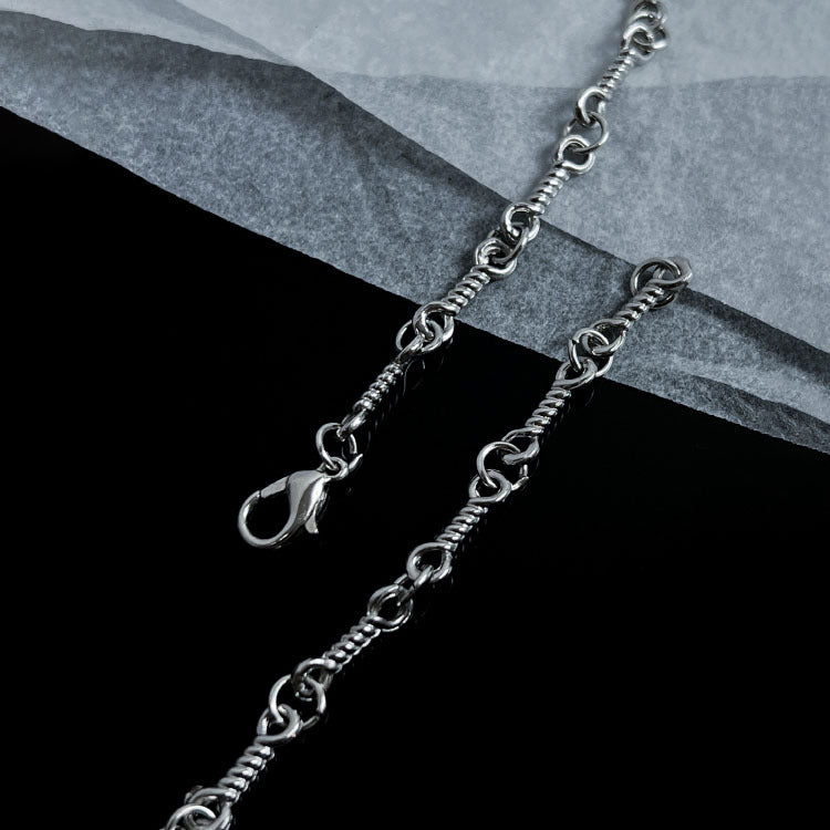 Double Cross Diamond Necklace Hip Hop Pendant - MERGE.DAY.1.FREESTYLE