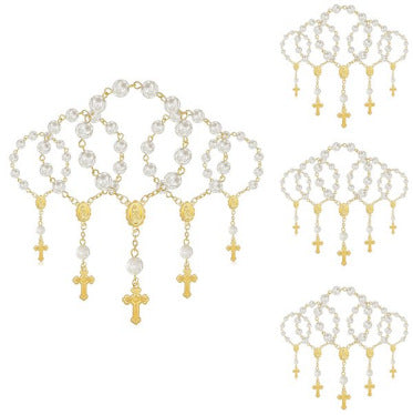 rosary love angel wings bracelet - MERGE.DAY.1.FREESTYLE