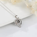 Dragonfly Love Heart Projection Necklace - MERGE.DAY.1.FREESTYLE