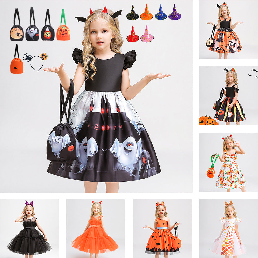 Halloween children's witch performance dress - MERGE.DAY.1.FREESTYLE