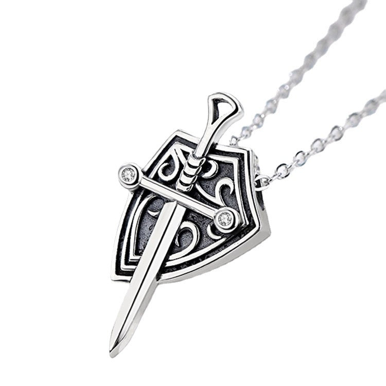 Princess and Knight Couple Necklace Men's and Women's matching Necklace Commemorative Gift - MERGE.DAY.1.FREESTYLE